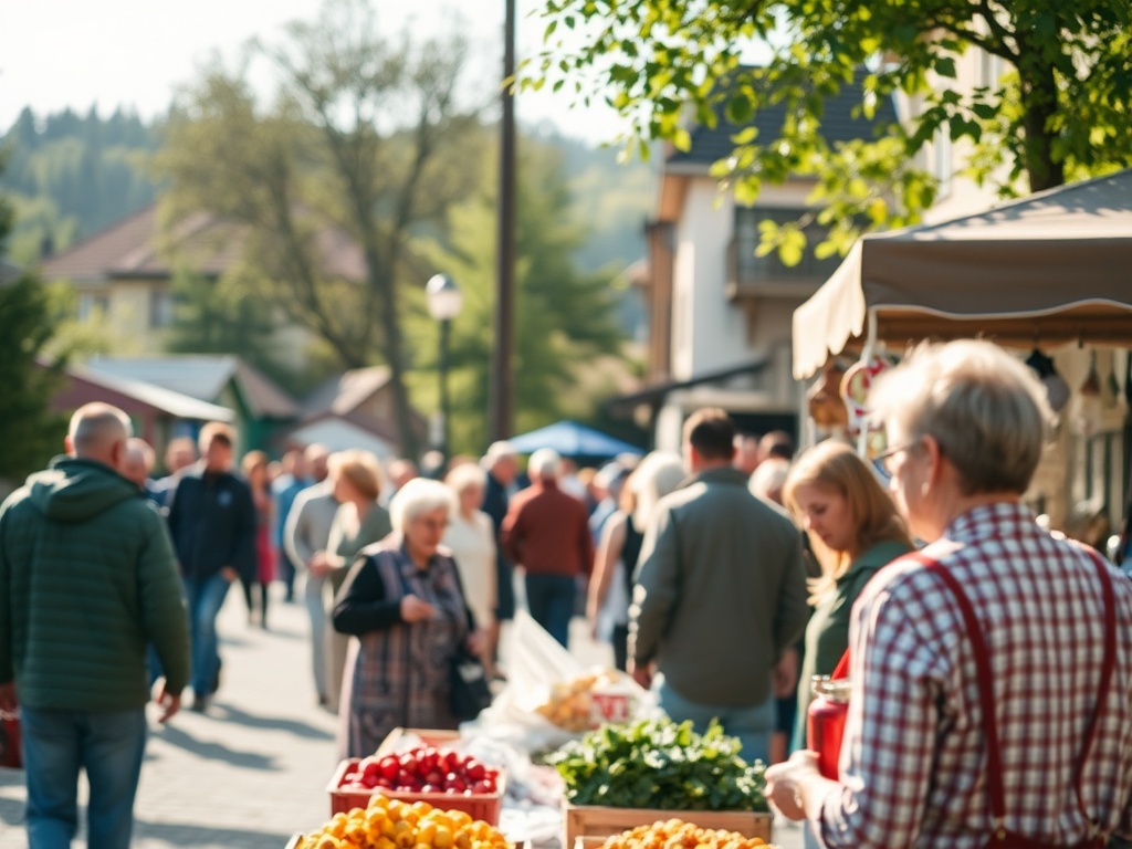 Uśmiechnięci ludzie cieszący się wiosennym dniem na bulwarach nad Odrą w Nowej Soli podczas Majówki.