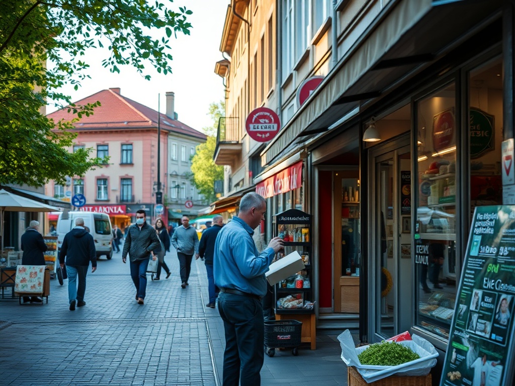 Widok panoramy Nowej Soli z rzeką Odrą w tle, symbolizujący dynamiczny rozwój gospodarczy regionu.